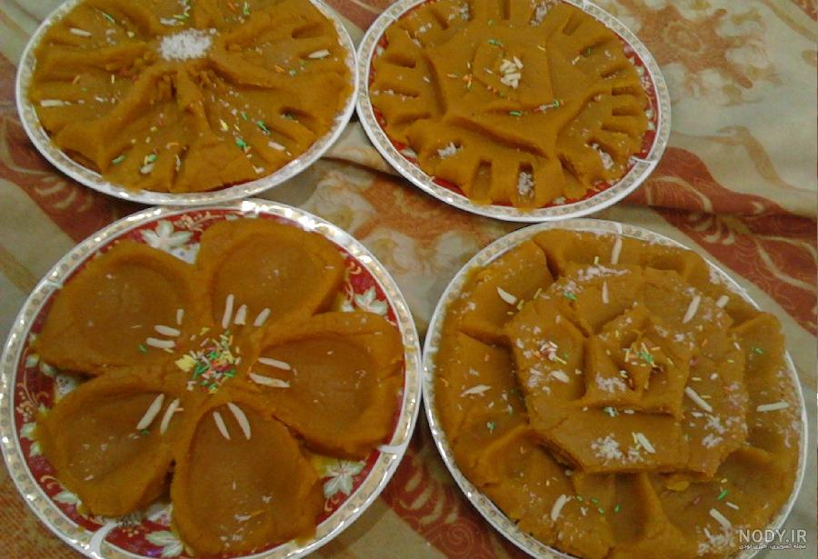 تزیین حلوا با چاقو