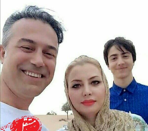 عکس دانیال حکیمی با پسرش عکس دانیال حکیمی با پسرش