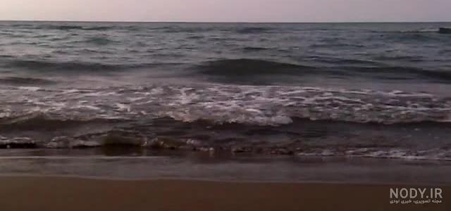 عکس دریا شمال در شب عکس دریا شمال در شب