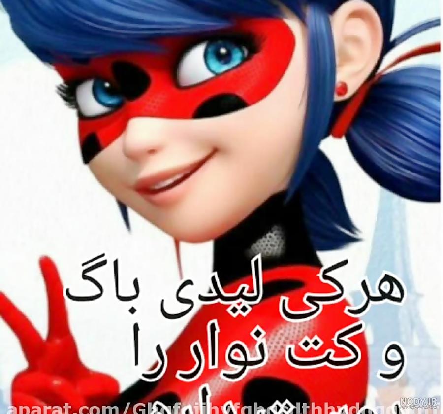 عکس لیدی باگ و کت نوار واقعی
