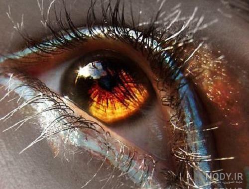 عکس پروفایل چشم عسلی