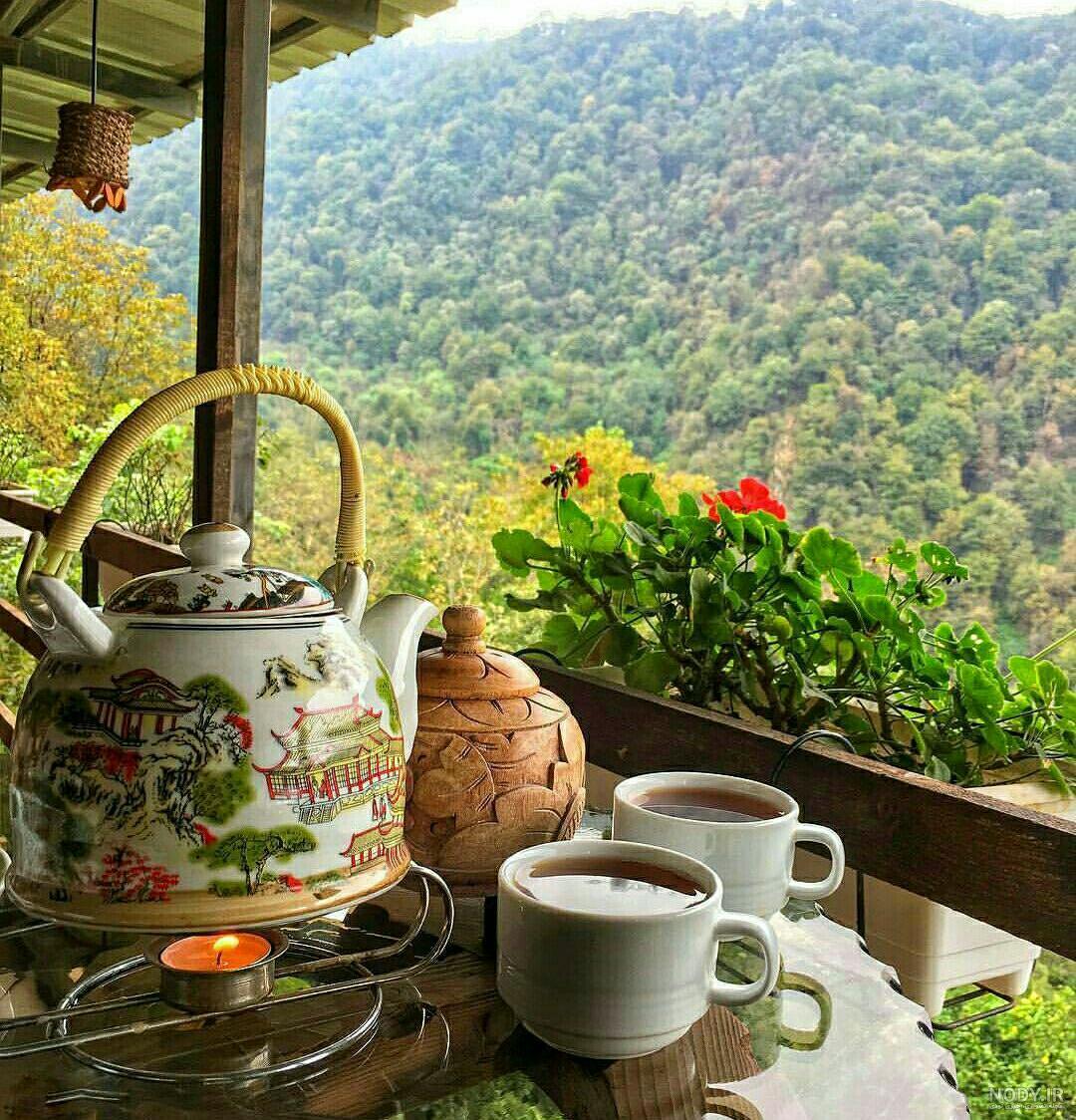 عکس چای در خانه