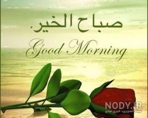 متن صبح بخیر عربی