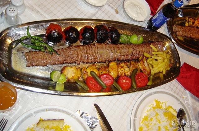 چلو کباب کوبیده مخصوص چلو کباب کوبیده مخصوص