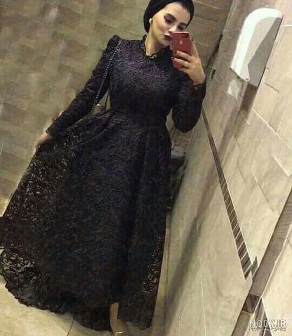 لباس مجلسی شیک و پوشیده کوتاه لباس مجلسی شیک و پوشیده کوتاه