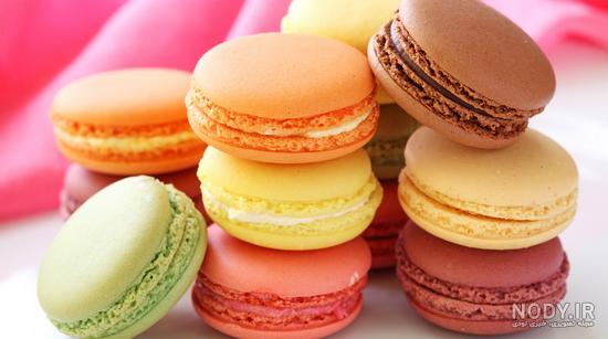 طرز تهیه شیرینی ماکارون تصویری