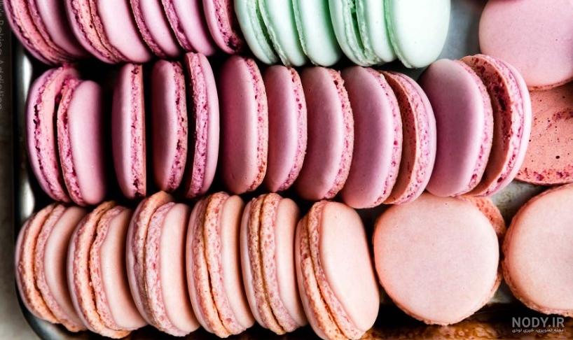 طرز تهیه شیرینی ماکارون تصویری