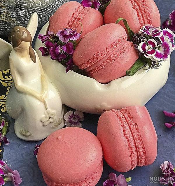 طرز تهیه شیرینی ماکارون تصویری بدون فر
