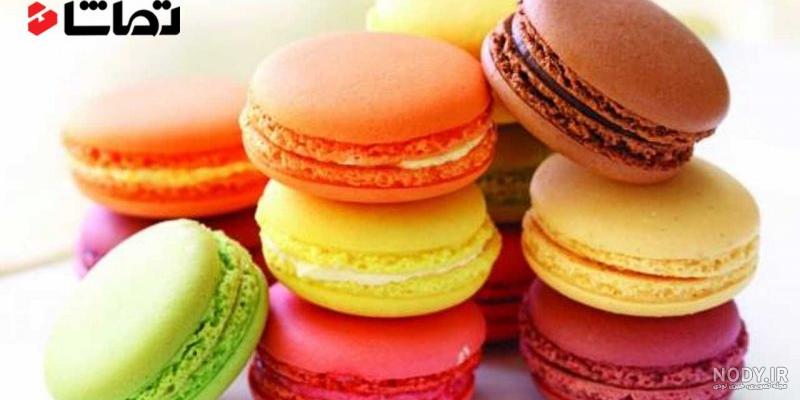 طرز تهیه شیرینی ماکارون مرحله به مرحله