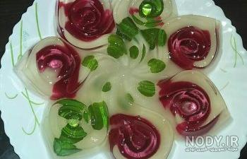 طرز تهیه ژله ویترینی با پاستیل طرز تهیه ژله ویترینی با پاستیل