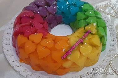 طرز تهیه ژله ویترینی با پاستیل طرز تهیه ژله ویترینی با پاستیل