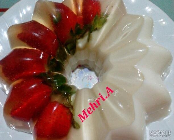 طرز تهیه ژله ویترینی با ژله رولی طرز تهیه ژله ویترینی با ژله رولی