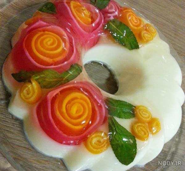 طرز تهیه ژله ویترینی قلبی طرز تهیه ژله ویترینی قلبی