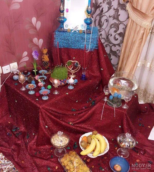 عکس سفره هفت سین ساده و شیک