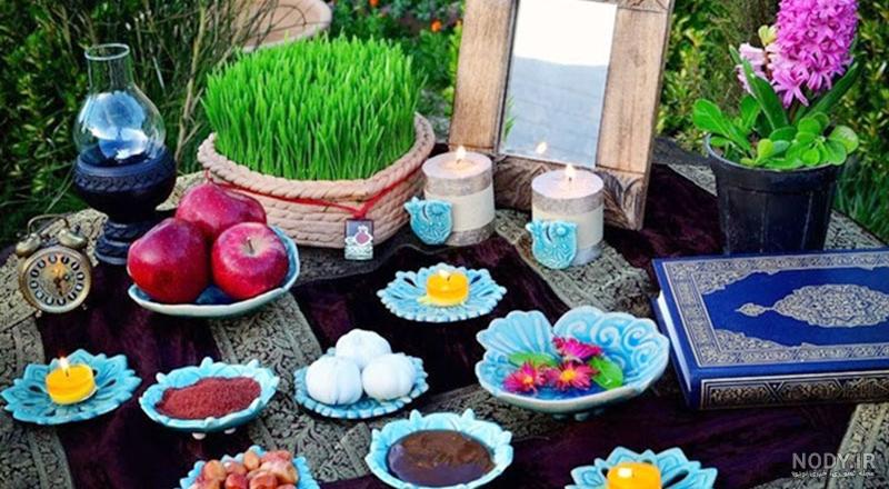 عکس سفره هفت سین لاکچری