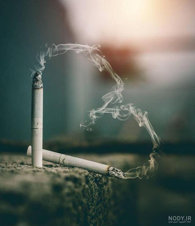 عکس سیگار و فندک