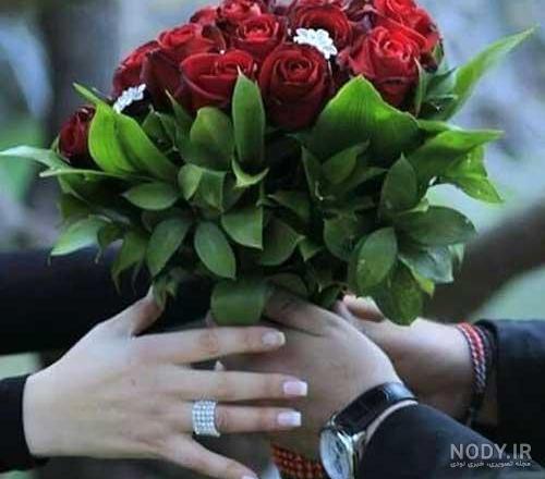 عکس نوشته گل هدیه گرفتن