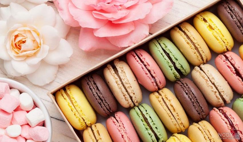 عکس های شیرینی ماکارون