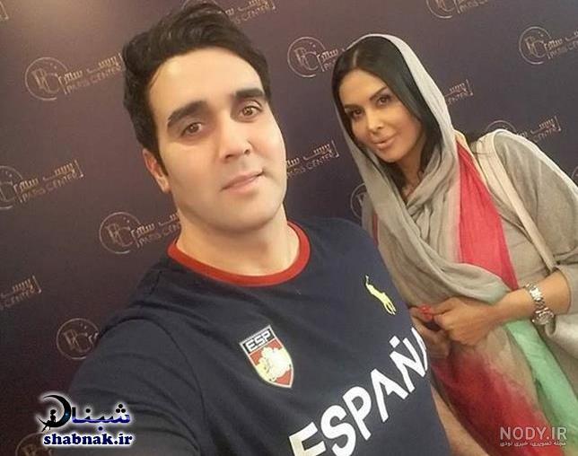 عکسهای پوریا پورسرخ با همسرش