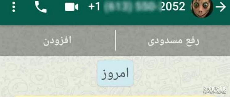 پیام های مومو در واتساپ