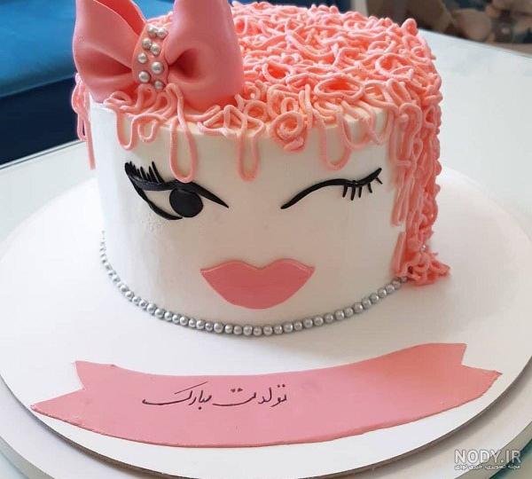 دانلود عکس کیک تولد دخترانه فانتزی