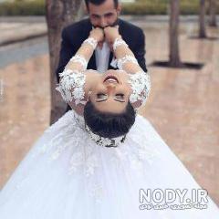 عکس ژست عروس داماد در آتلیه عکس ژست عروس داماد در آتلیه