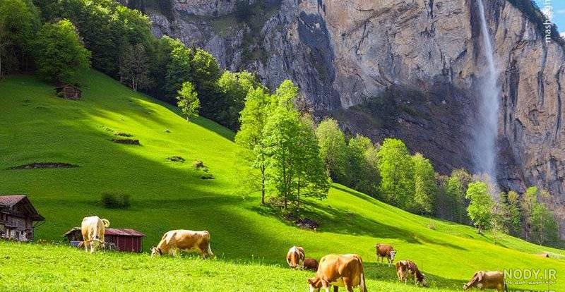 دهکده زیبا در سوئیس