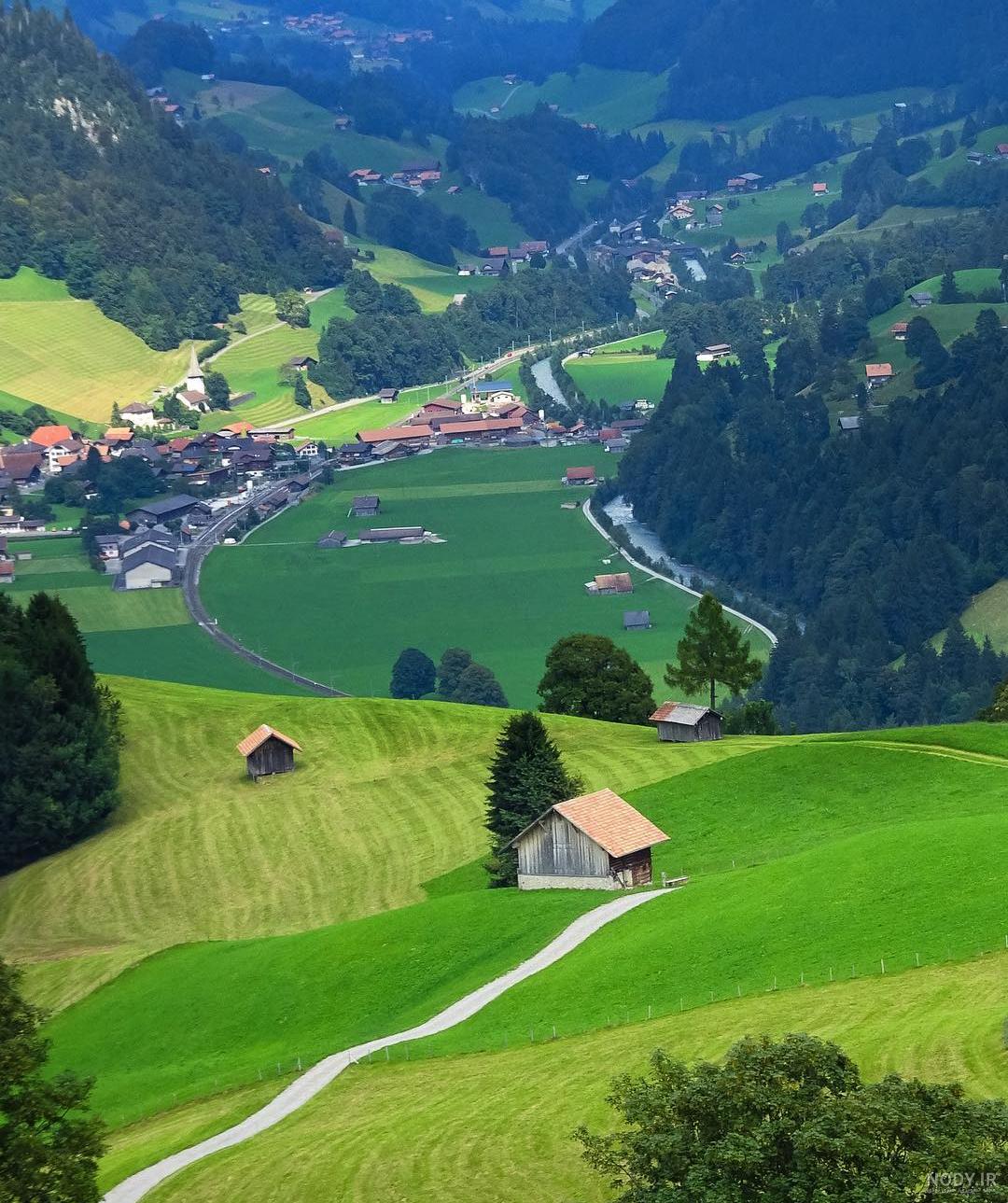 روستایی طبیعت سوئیس