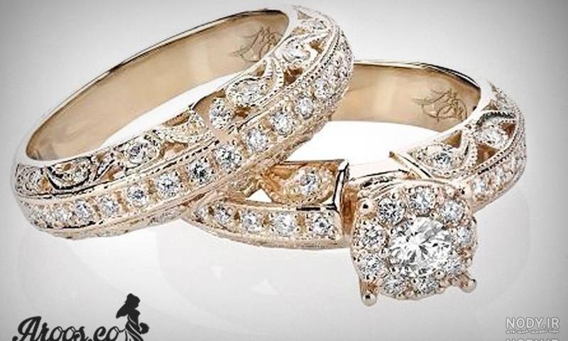 عکس حلقه ازدواج لاکچری عکس حلقه ازدواج لاکچری