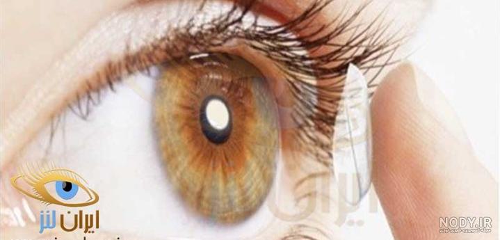 عکس رنگ چشم قهوه ای تیره