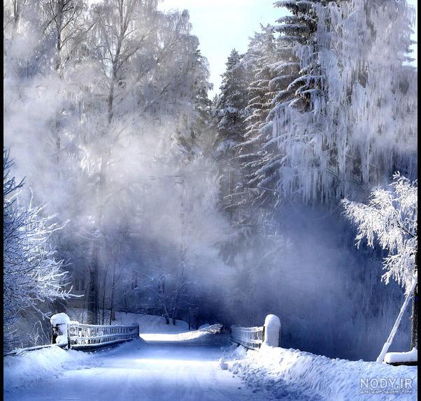 عکس زیبای طبیعت زمستانی اروپا