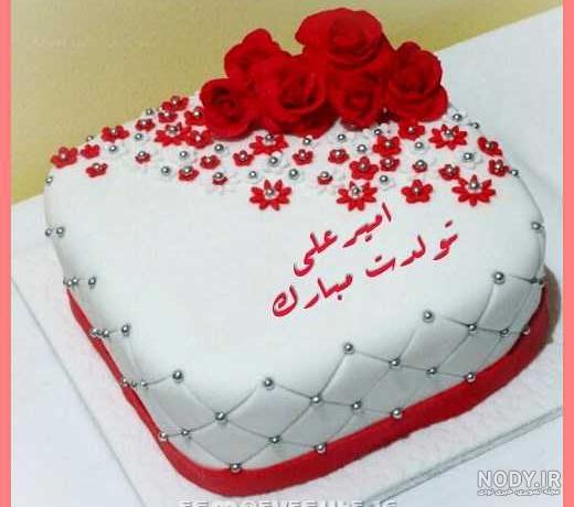 عکس کیک تولد با اسم امیرعلی