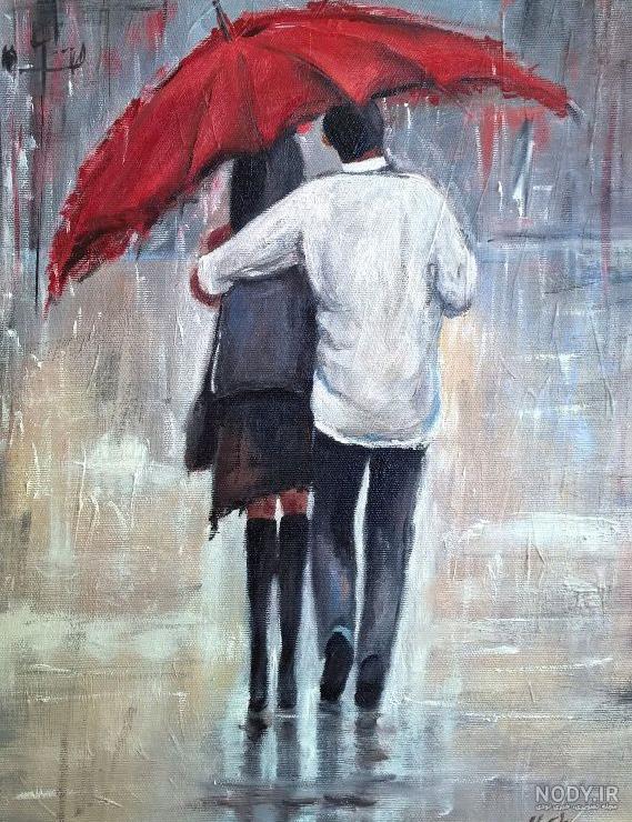 عکسهای عاشقانه دونفره نقاشی عکسهای عاشقانه دونفره نقاشی