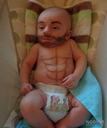 عکس بچه زشت و سیاه