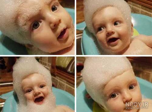 عکس بچه زشت و سیاه