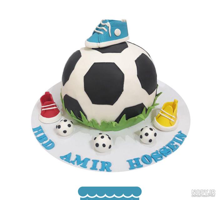 آموزش کیک تولد توپ فوتبال