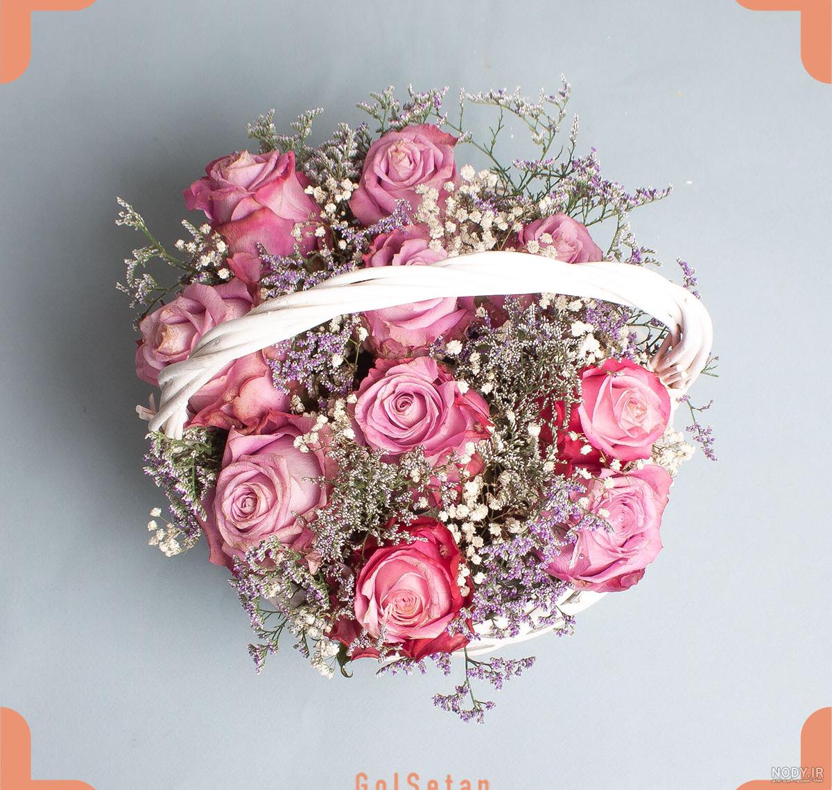 سبد گل لاکچری