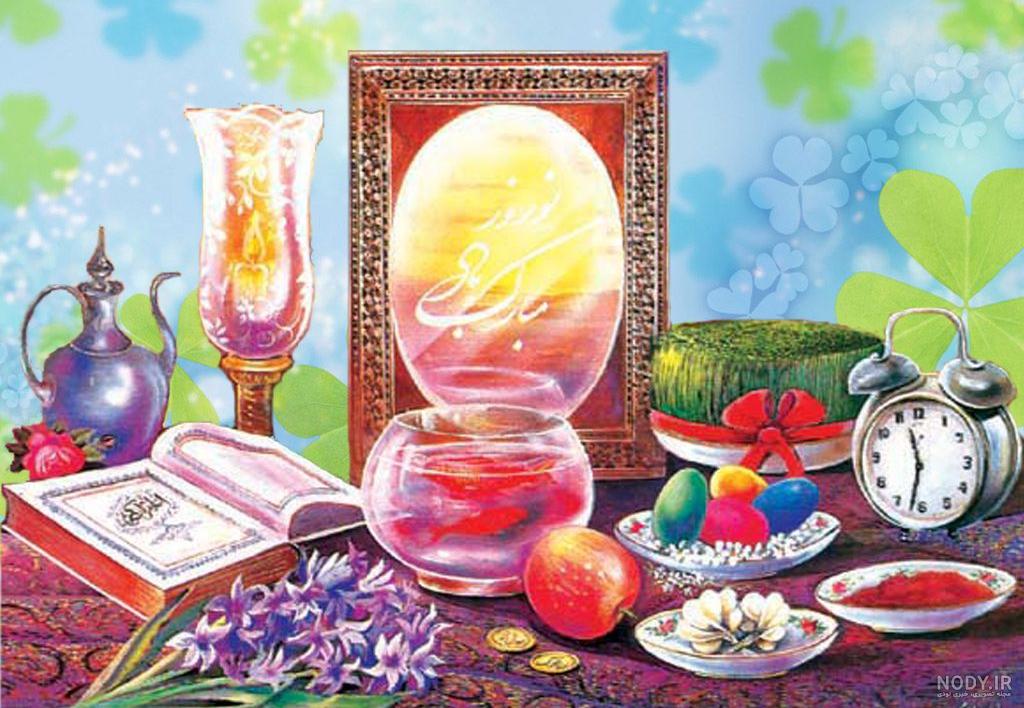 عکس سفره هفت سین فانتزی عکس سفره هفت سین فانتزی