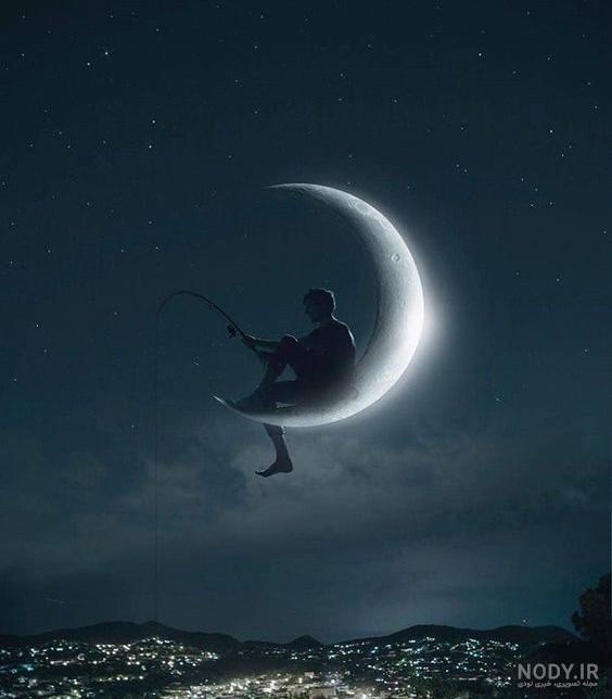 عکس ماه نقاشی عکس ماه نقاشی
