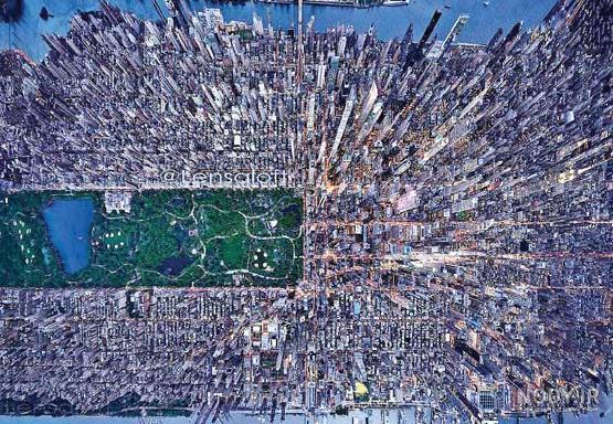 عکس هوایی از نیویورک