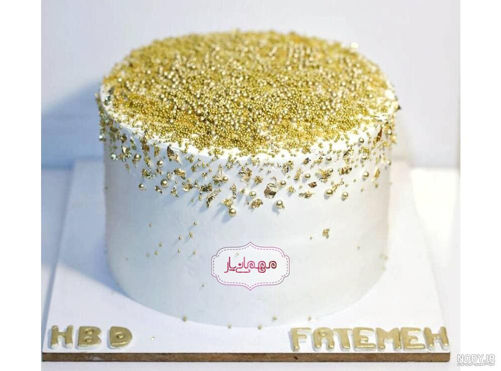عکس کیک طلایی و مشکی عکس کیک طلایی و مشکی