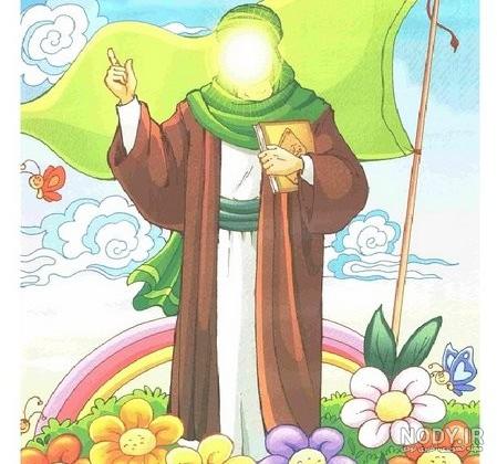 نقاشی امام علی و حضرت محمد نقاشی امام علی و حضرت محمد