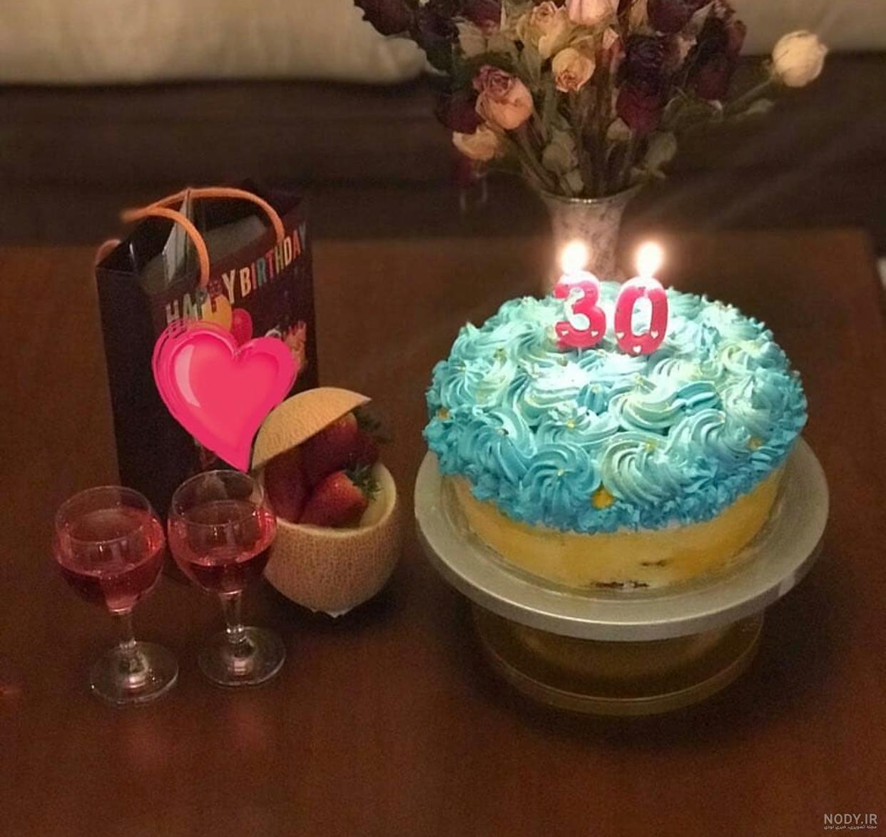 کیک تولد با عکس