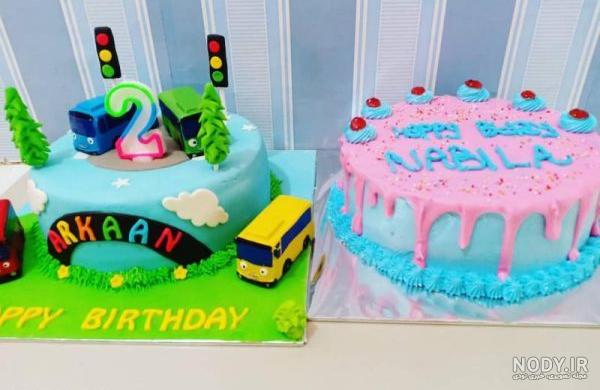 کیک تولد بهمن ماهی دخترانه