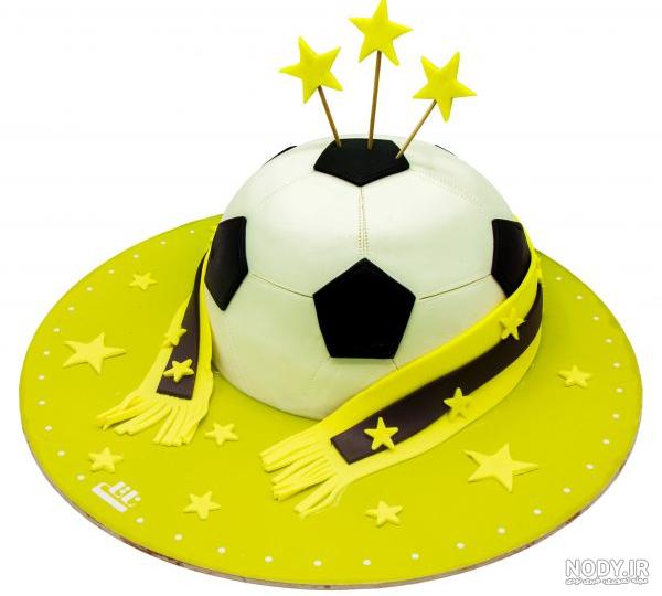 کیک تولد پسرانه فوتبالی رئال مادرید
