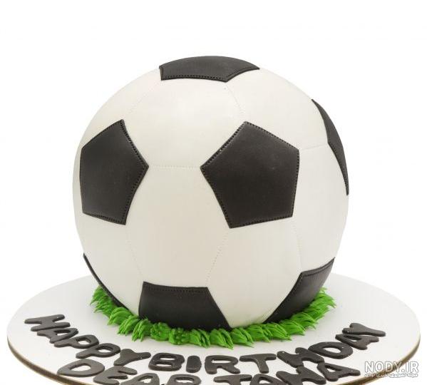 کیک فوتبالی ساده