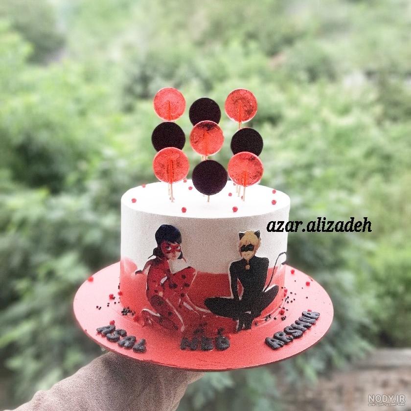 کیک لیدی باگ و کت نوار کیک لیدی باگ و کت نوار