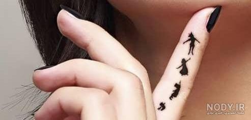 طرح تاتو روی ساعد دست