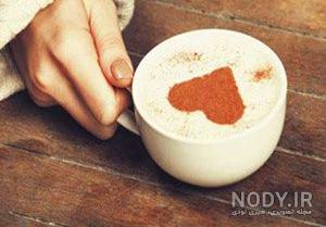 عکس دو فنجان قهوه عاشقانه