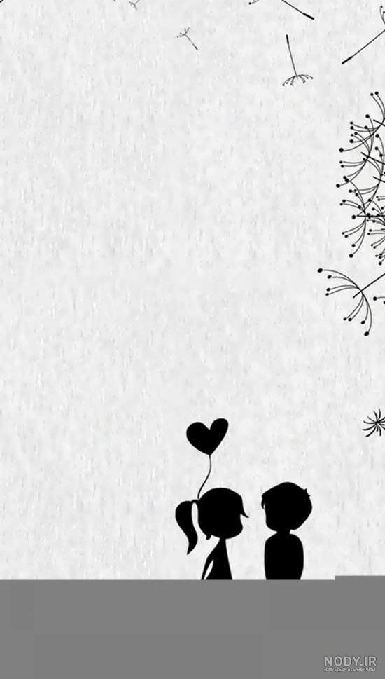 عکس سیاه و سفید عاشقانه فانتزی